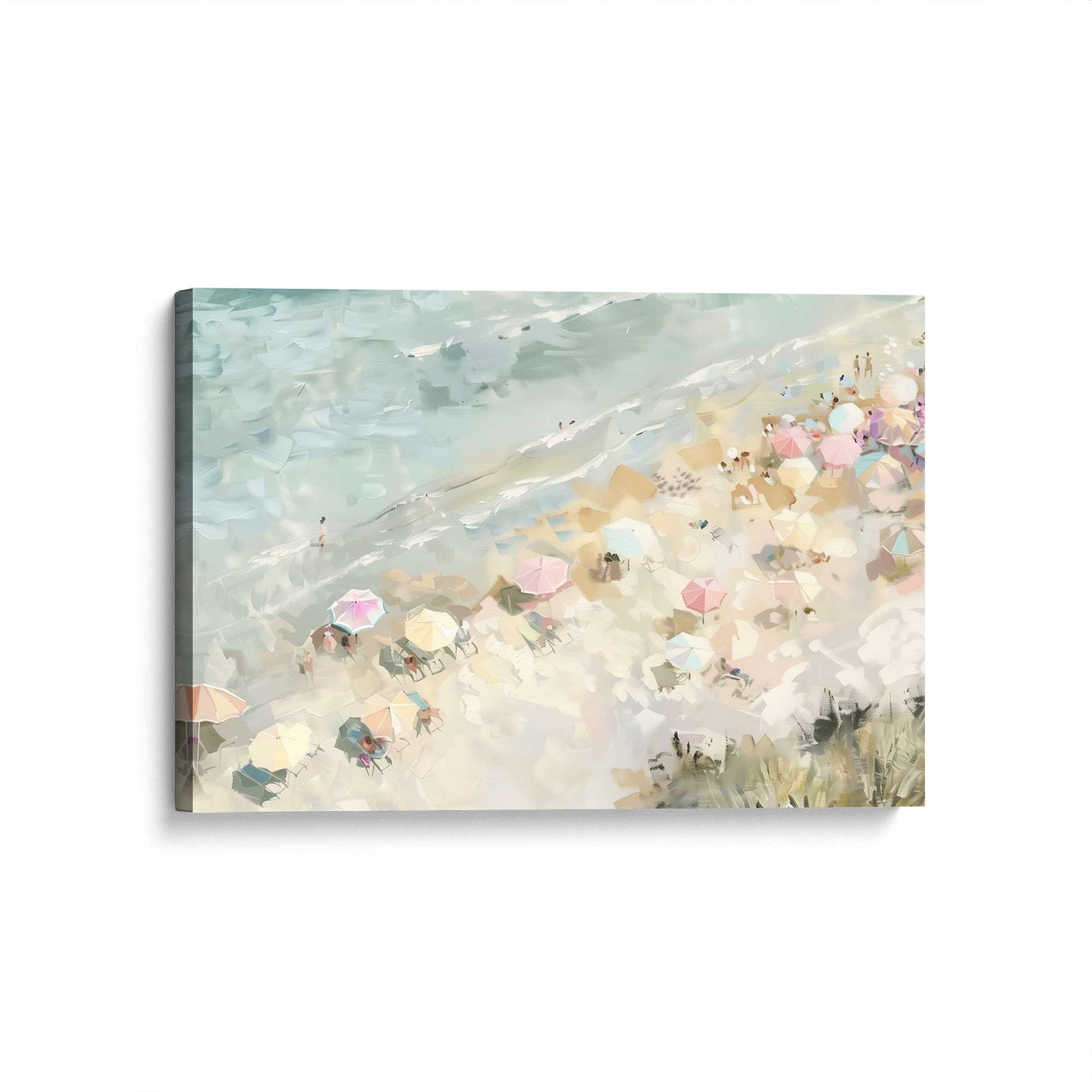 [Color:Stretched Canvas], Picture of art at an angle