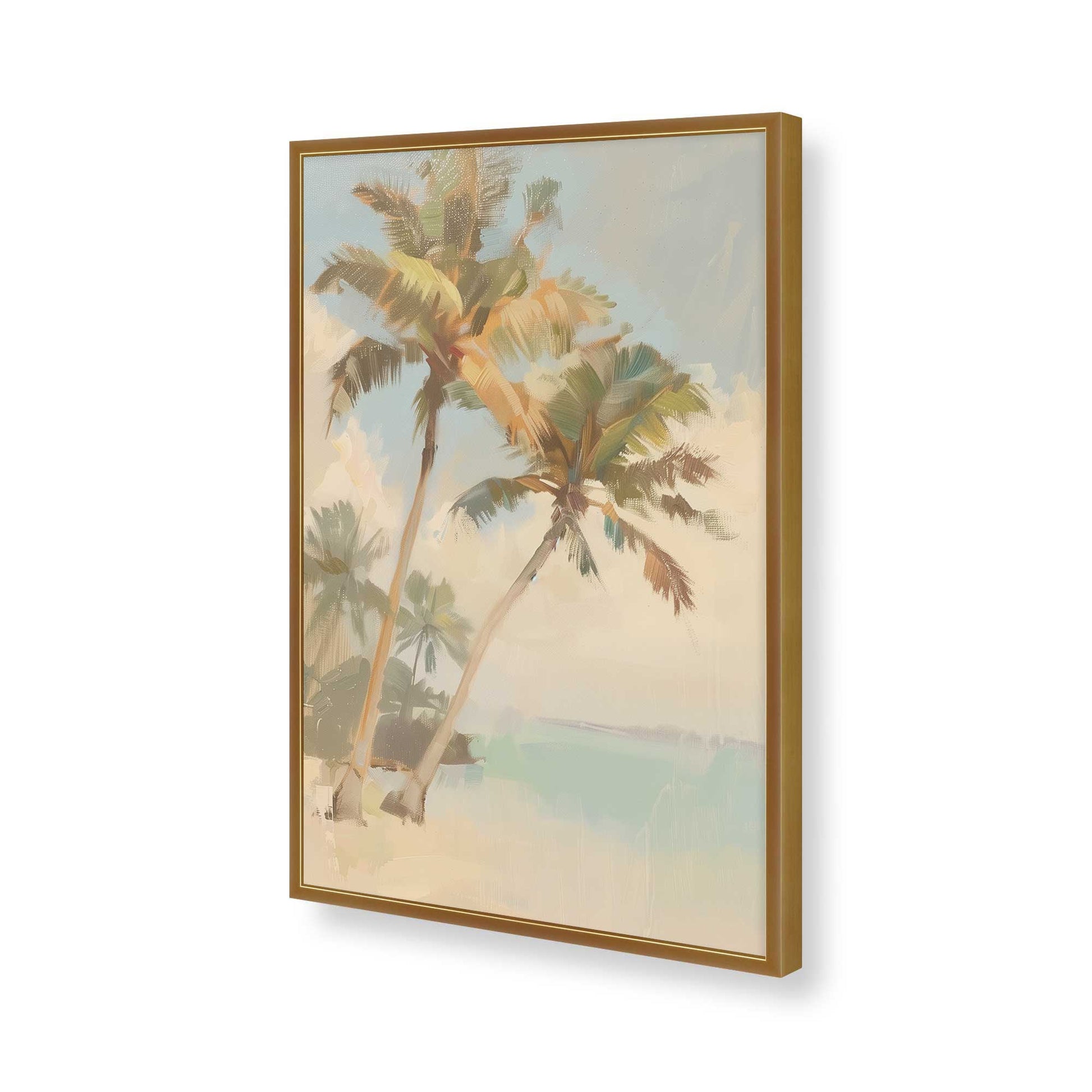 [Color:Polished Gold], Picture of art in a Polished Gold frame of the corner