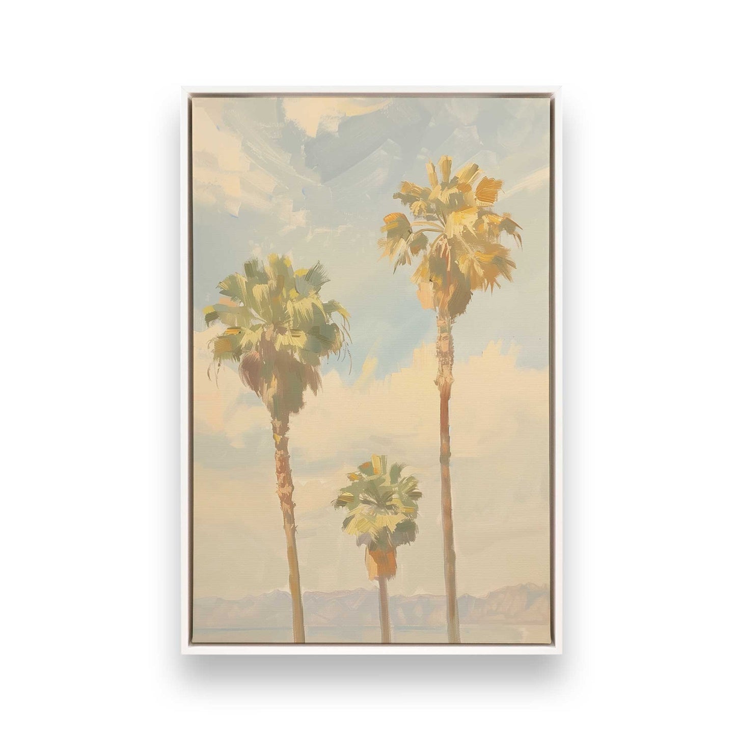 [Color:Opaque White], Picture of art in a White frame