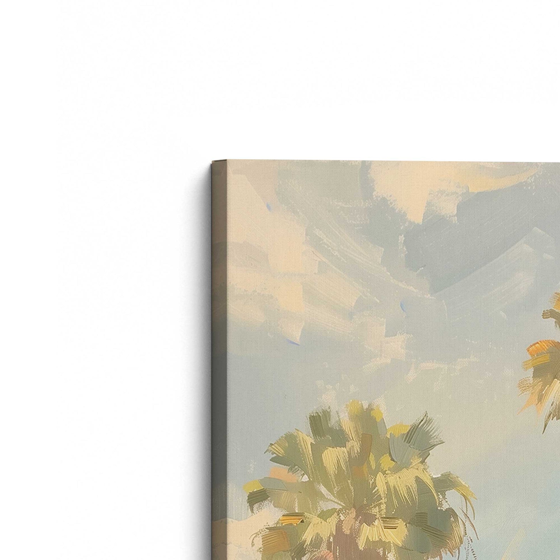 [Color:Stretched Canvas], Picture of the corner of the art