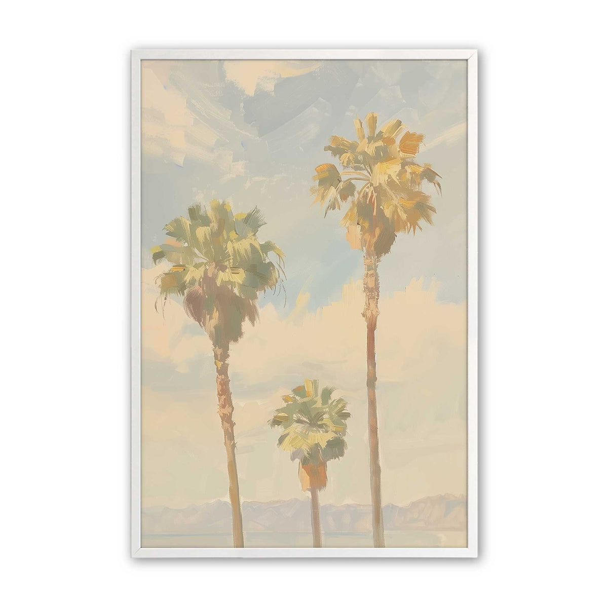 [Color:Opaque White], Picture of art in an Opaque White frame