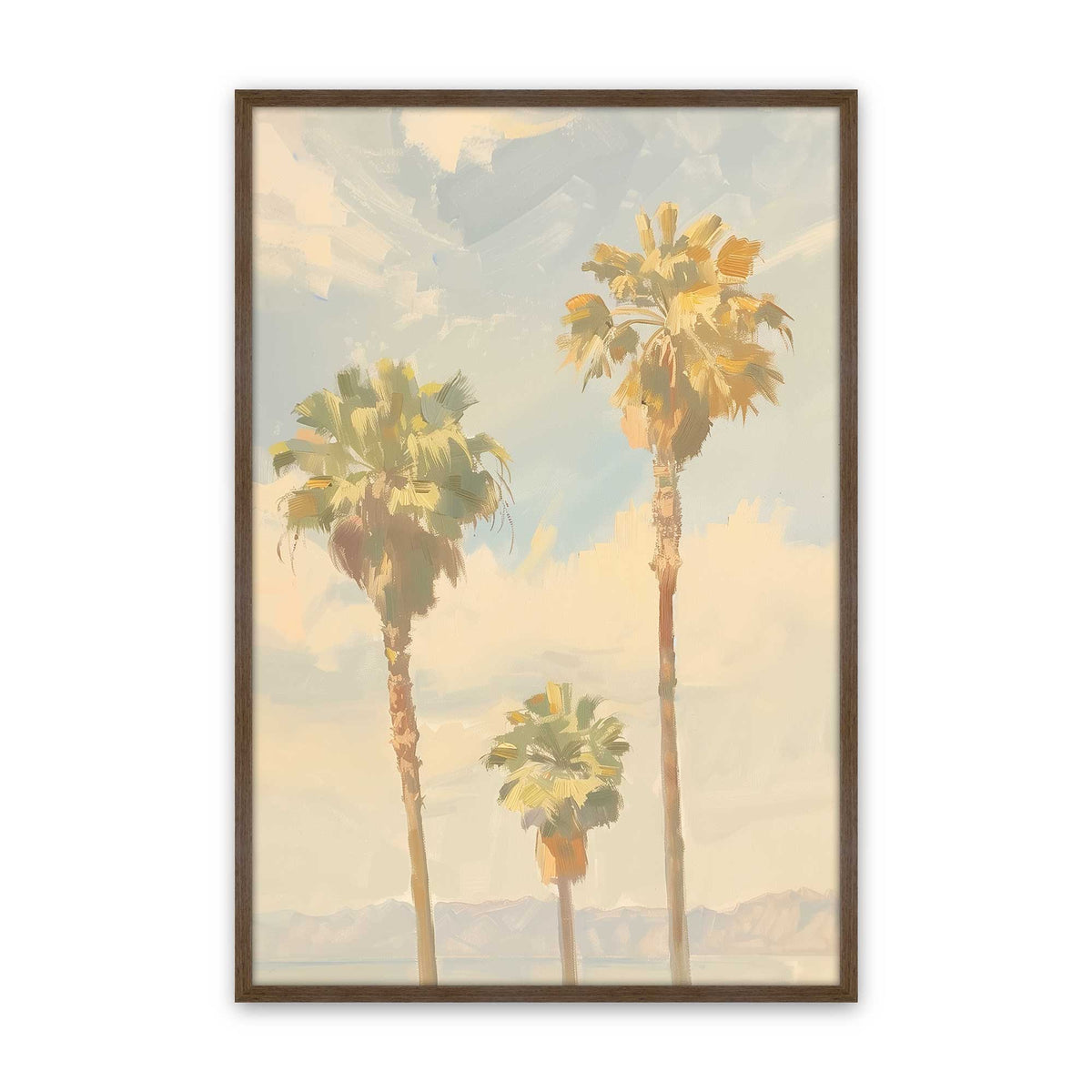 [Color:Walnut], Picture of art in a Walnut frame