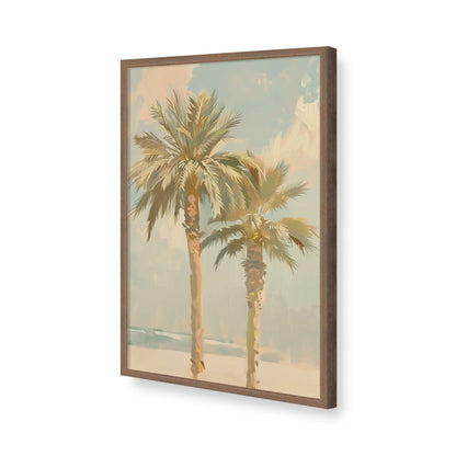 [Color:Walnut], Picture of art in a Walnut frame of the corner