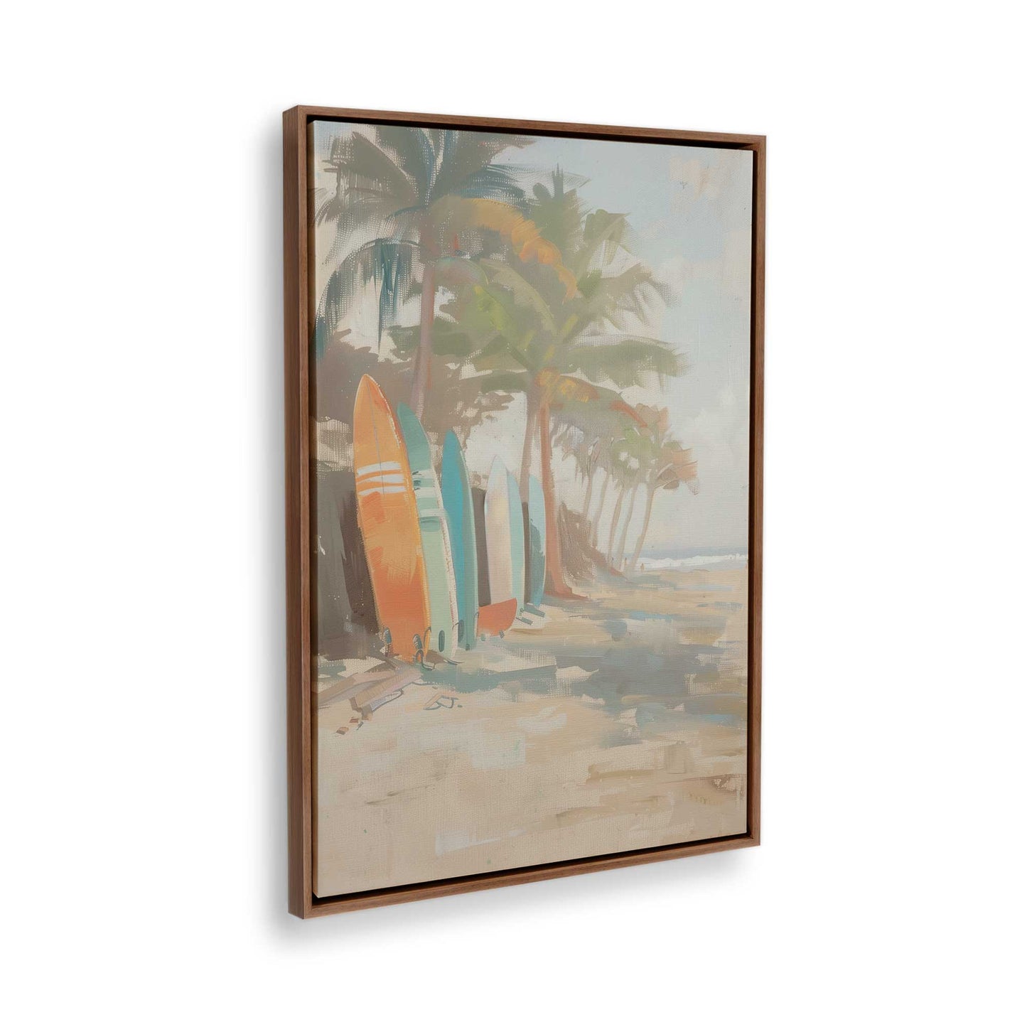 [Color:Walnut], Picture of the corner of the art