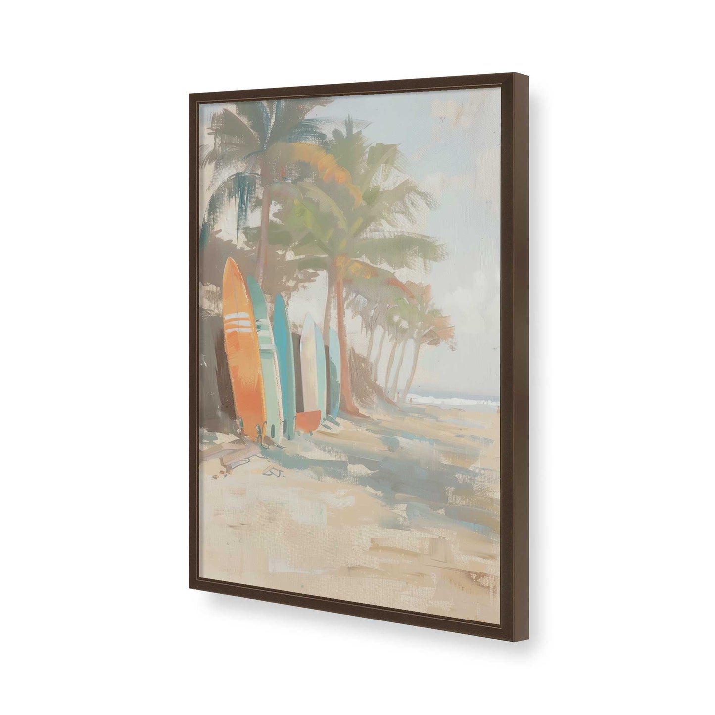 [Color:Belvinder Brown], Picture of art in a Belvinder Brown frame of the corner