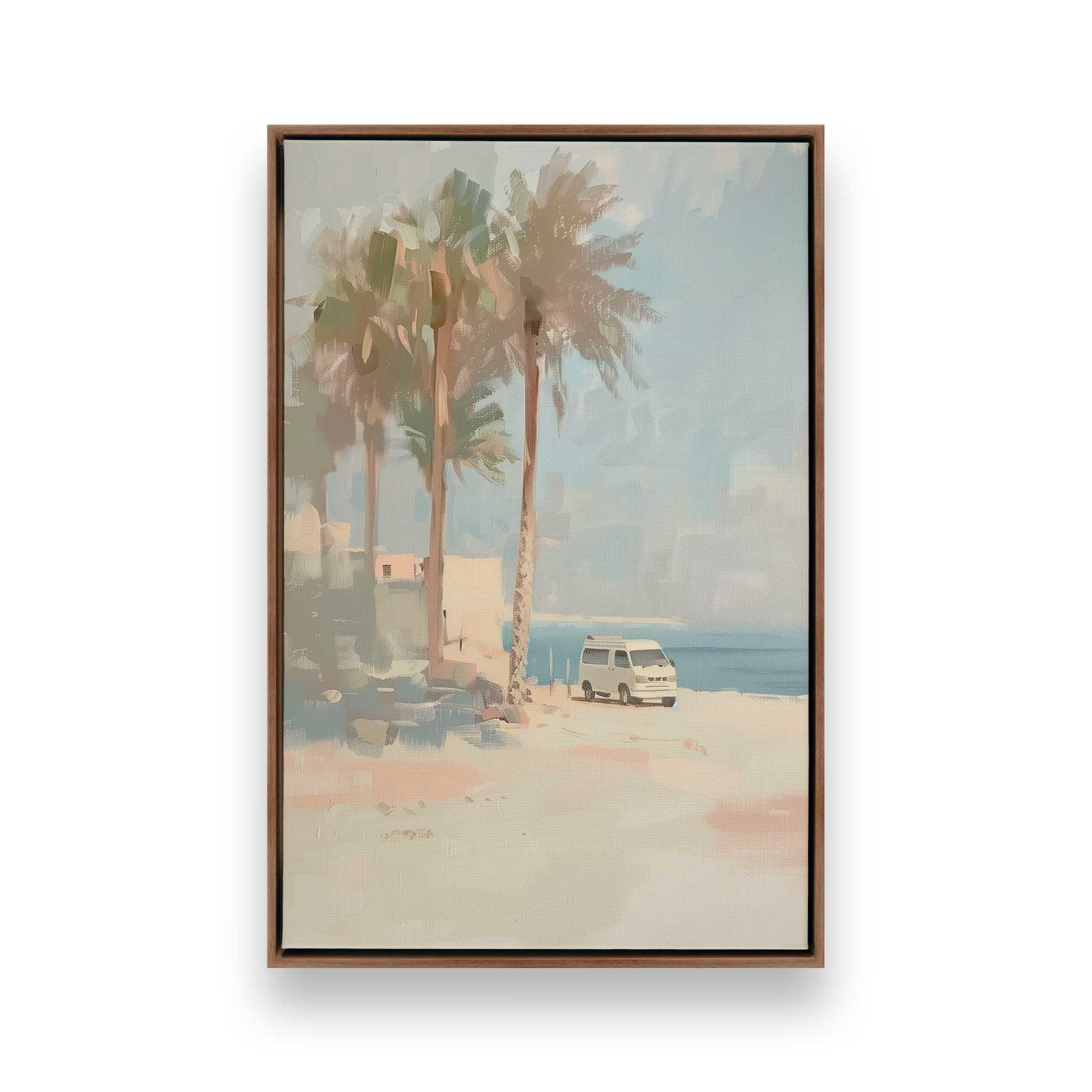 [Color:Walnut], Picture of art in a Walnut frame
