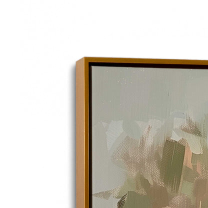 [Color:Polished Gold], Picture of art in a Polished Gold frame at an angle