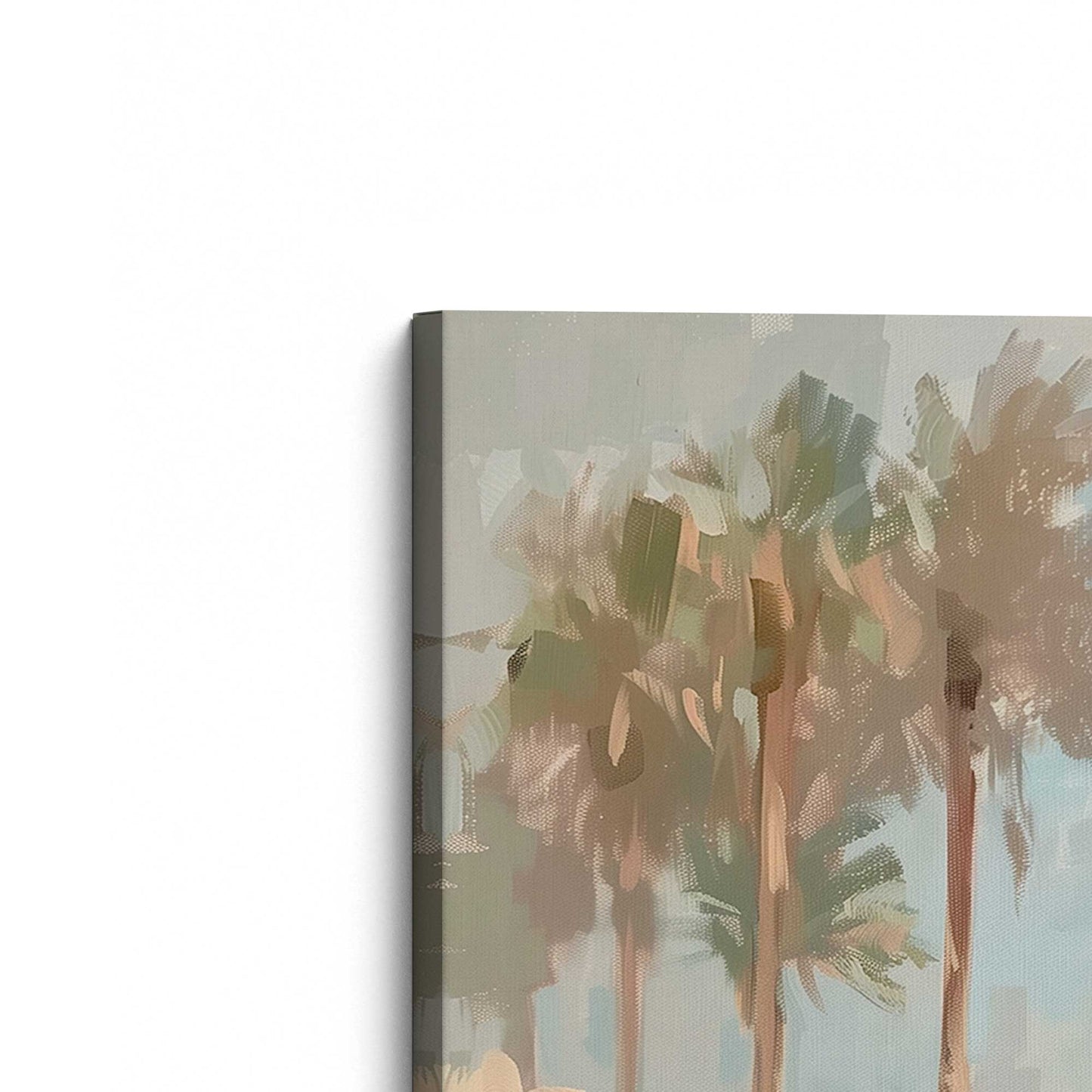 [Color:Stretched Canvas], Picture of the corner of the art