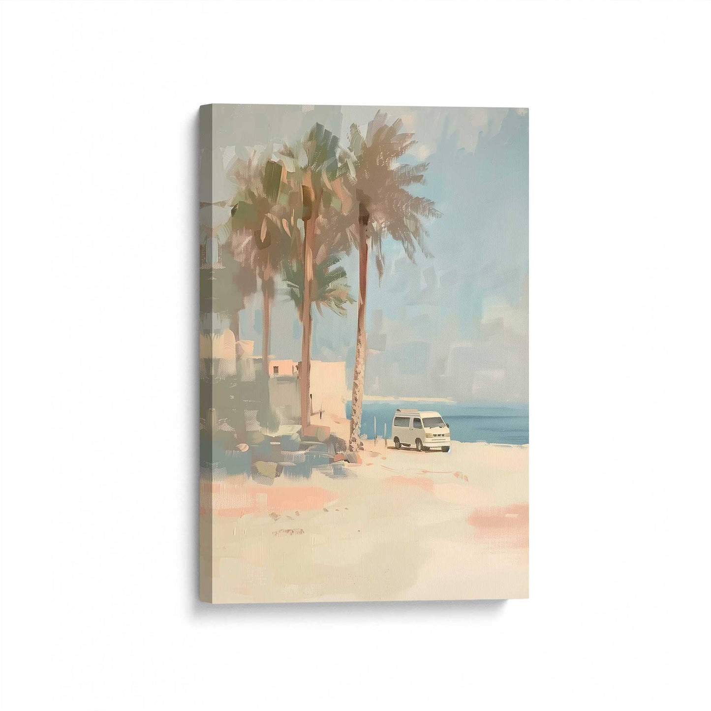[Color:Stretched Canvas], Picture of art at an angle