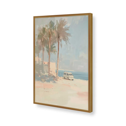 [Color:Polished Gold], Picture of art in a Polished Gold frame of the corner