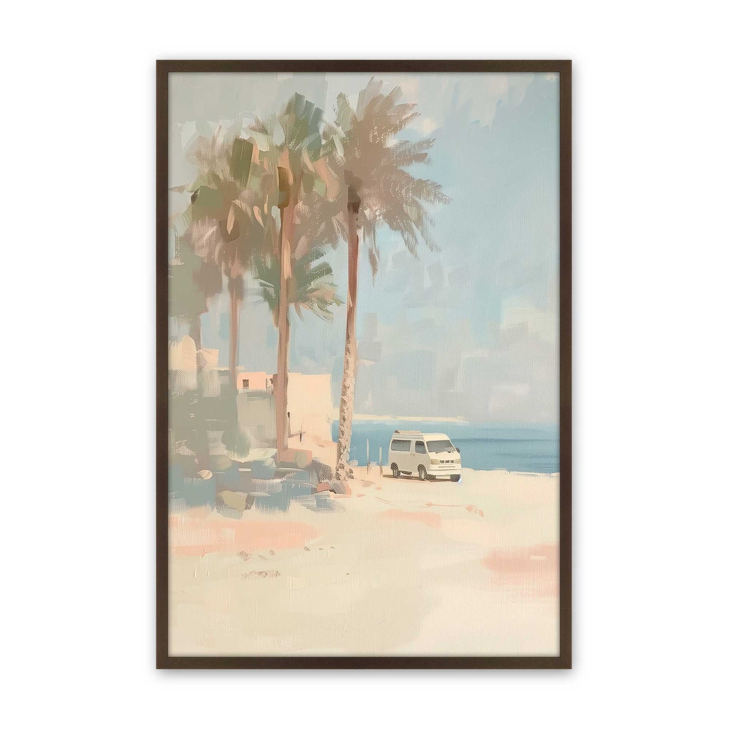 [Color:Belvinder Brown], Picture of art in a Belvinder Brown frame