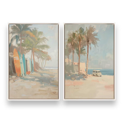 [Color:Opaque White], Picture of art in a White frame