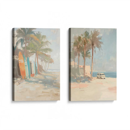 [Color:Stretched Canvas], Picture of art at an angle