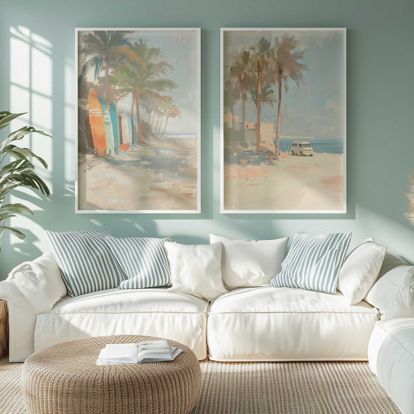 [Color:Walnut], Picture of art in a Walnut frame
