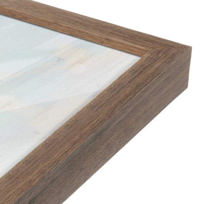 [Color:Walnut], Picture of art in a Walnut frame of the corner