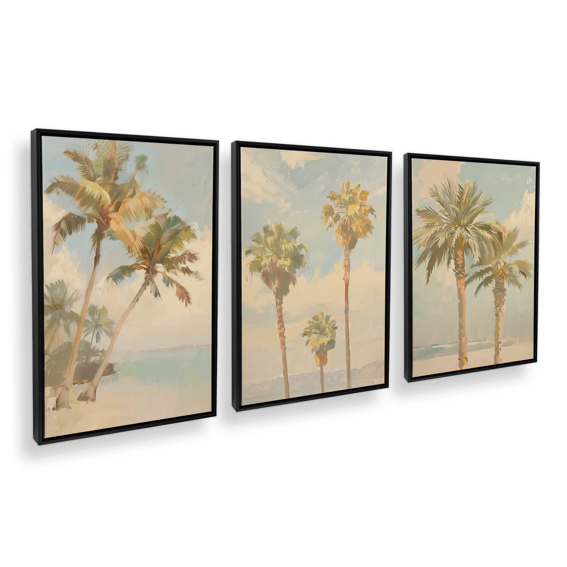 [Color:Satin Black], Picture of art in a Satin Black frame at an angle
