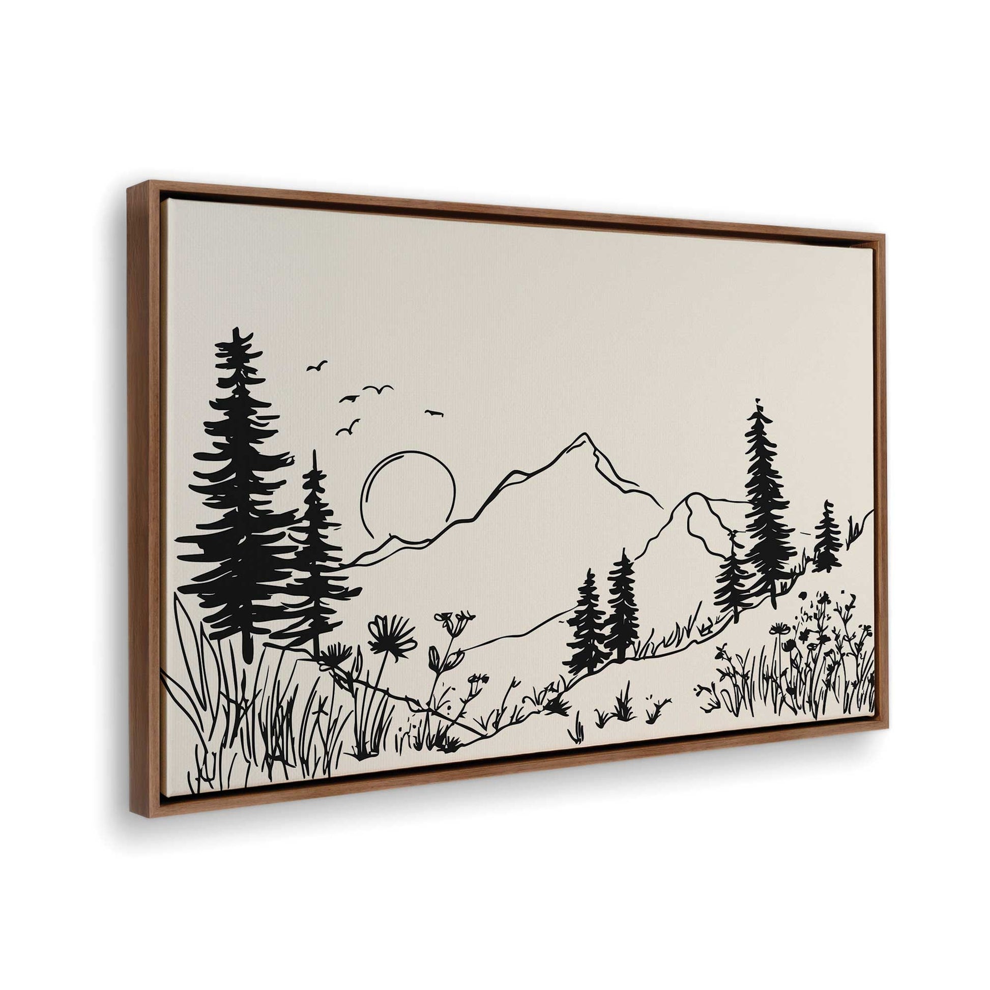 [Color:Walnut], Picture of the corner of the art