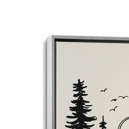 [Color:Polished Chrome], Picture of art in a Polished Chrome frame at an angle