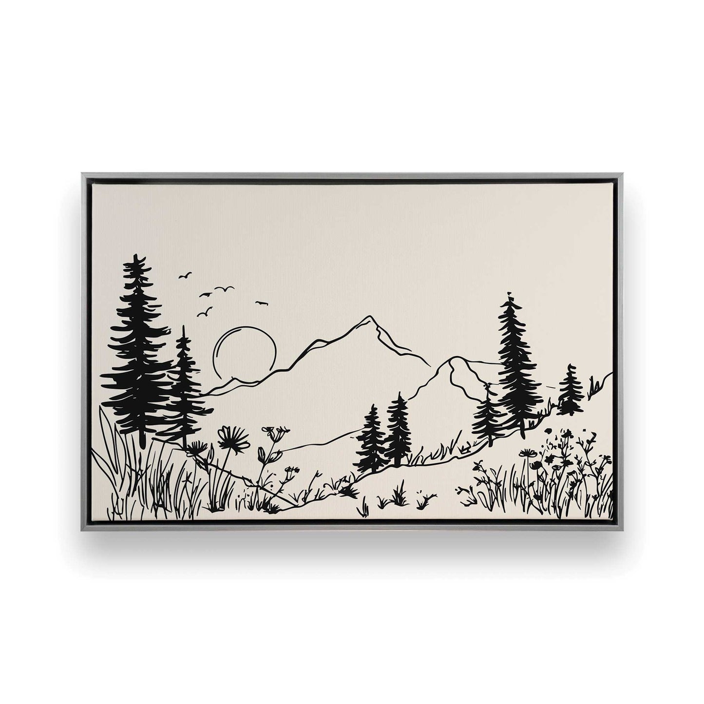 [Color:Polished Chrome], Picture of art in a Polished Chrome frame