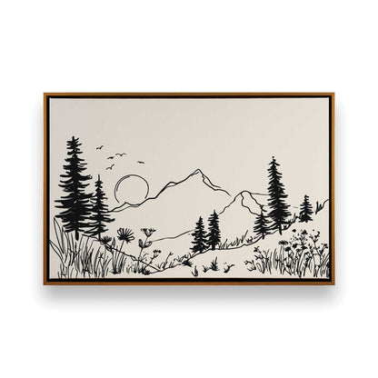 [Color:Polished Gold], Picture of art in a Polished Gold frame