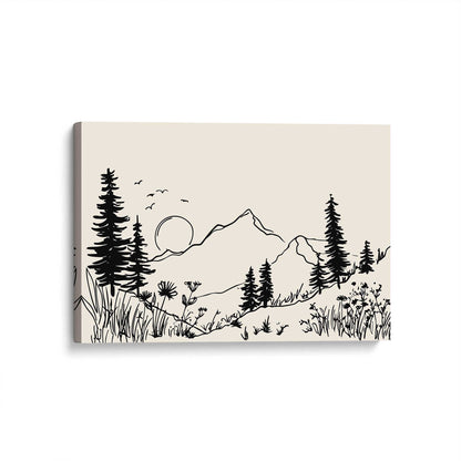 [Color:Stretched Canvas], Picture of art at an angle