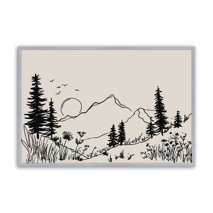 [Color:Polished Chrome], Picture of art in a Polished Chrome frame