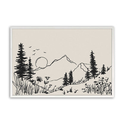 [Color:Opaque White], Picture of art in a Opaque White frame