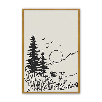 [Color:Polished Gold], Picture of art in a Polished Gold frame