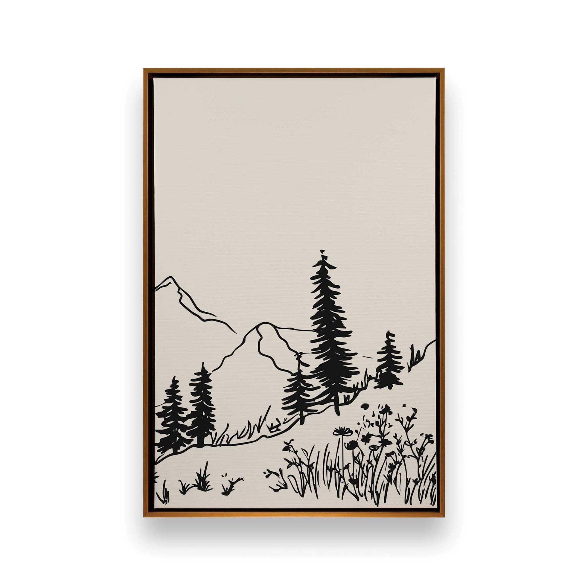 [Color:Polished Gold], Picture of art in a Polished Gold frame