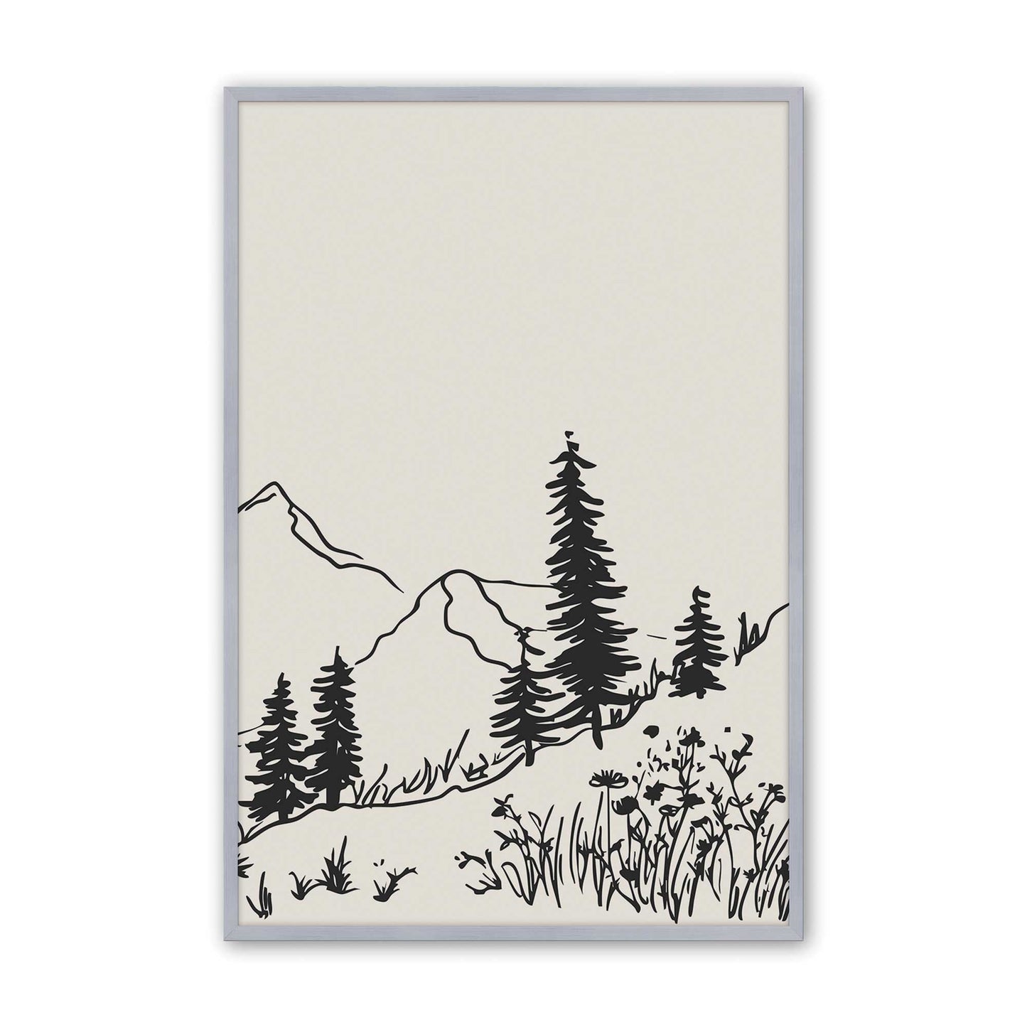 [Color:Polished Chrome], Picture of art in a Polished Chrome frame