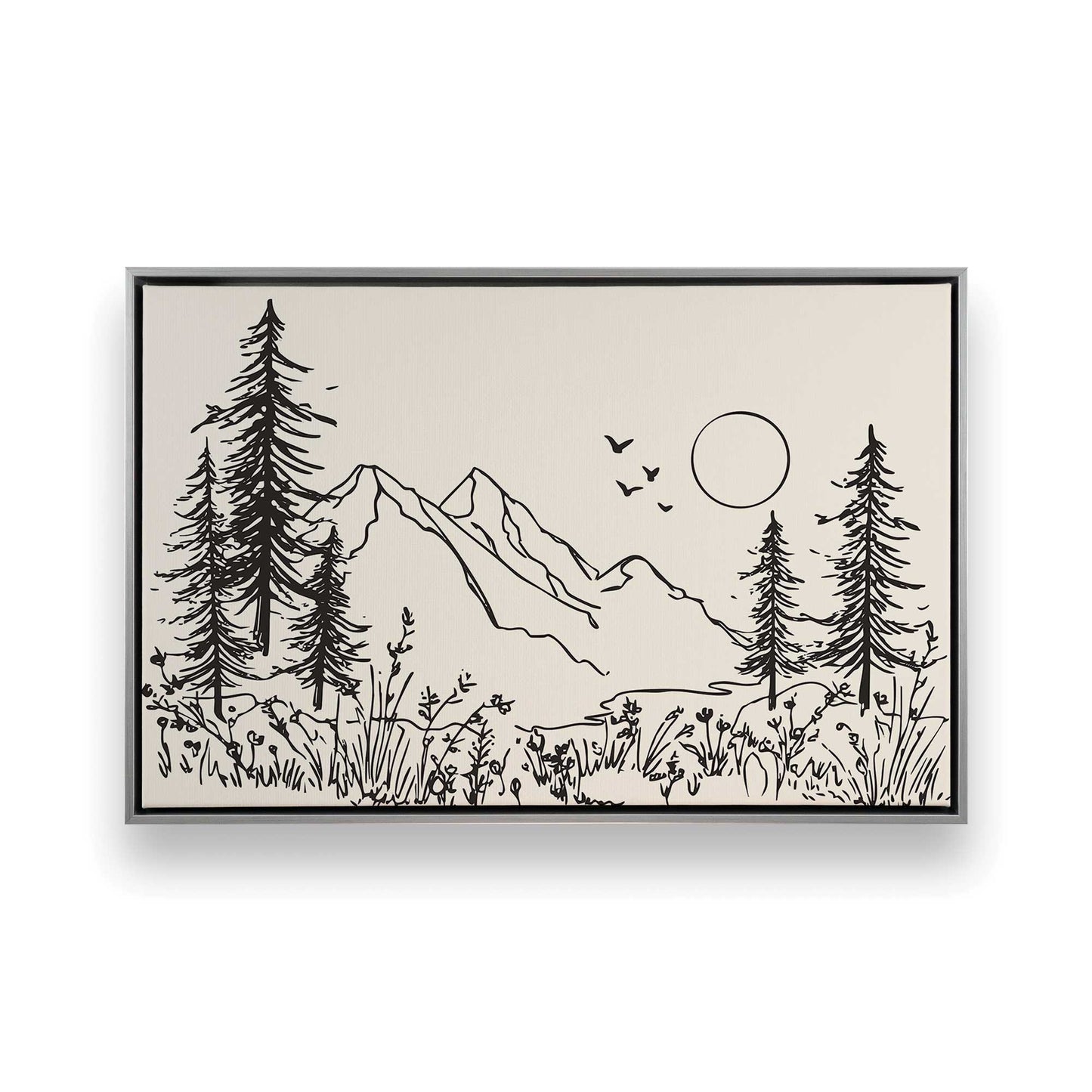 [Color:Polished Chrome], Picture of art in a Polished Chrome frame