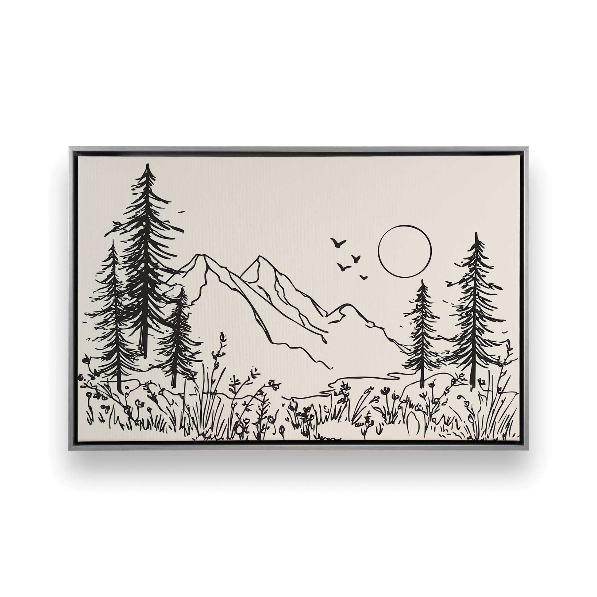 [Color:Polished Chrome], Picture of art in a Polished Chrome frame