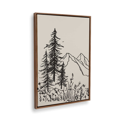 [Color:Walnut], Picture of the corner of the art