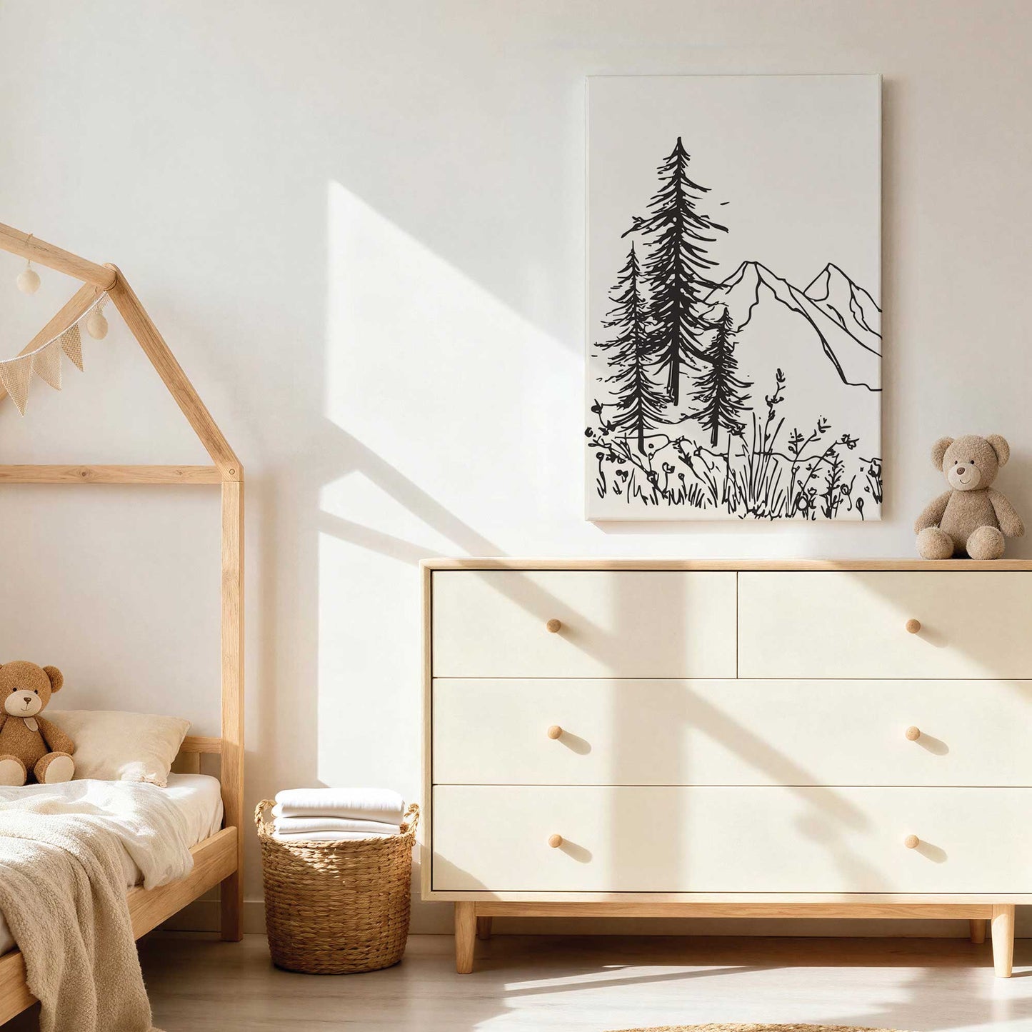Picture of art in a room