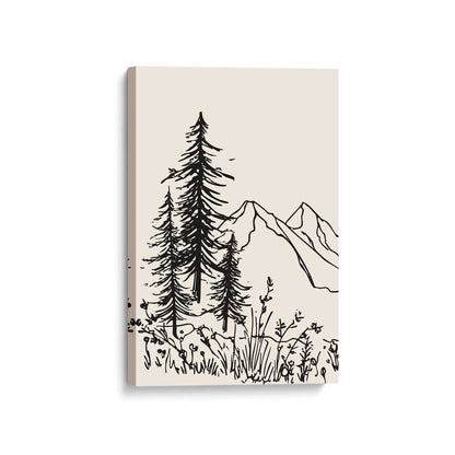 [Color:Stretched Canvas], Picture of art at an angle