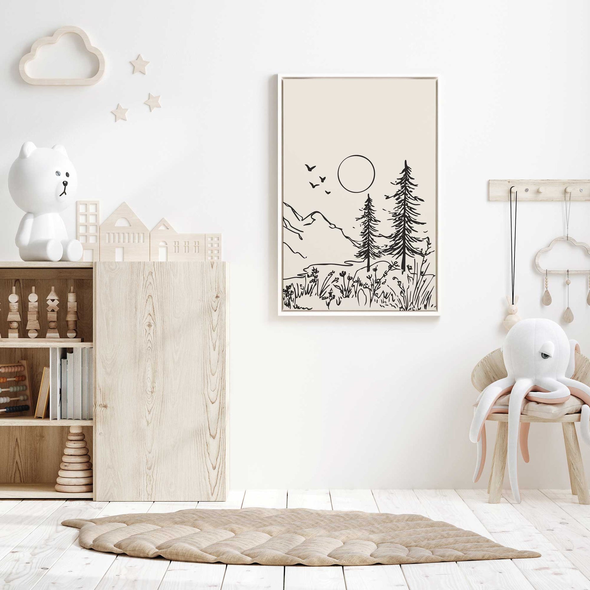 Picture of art in a room