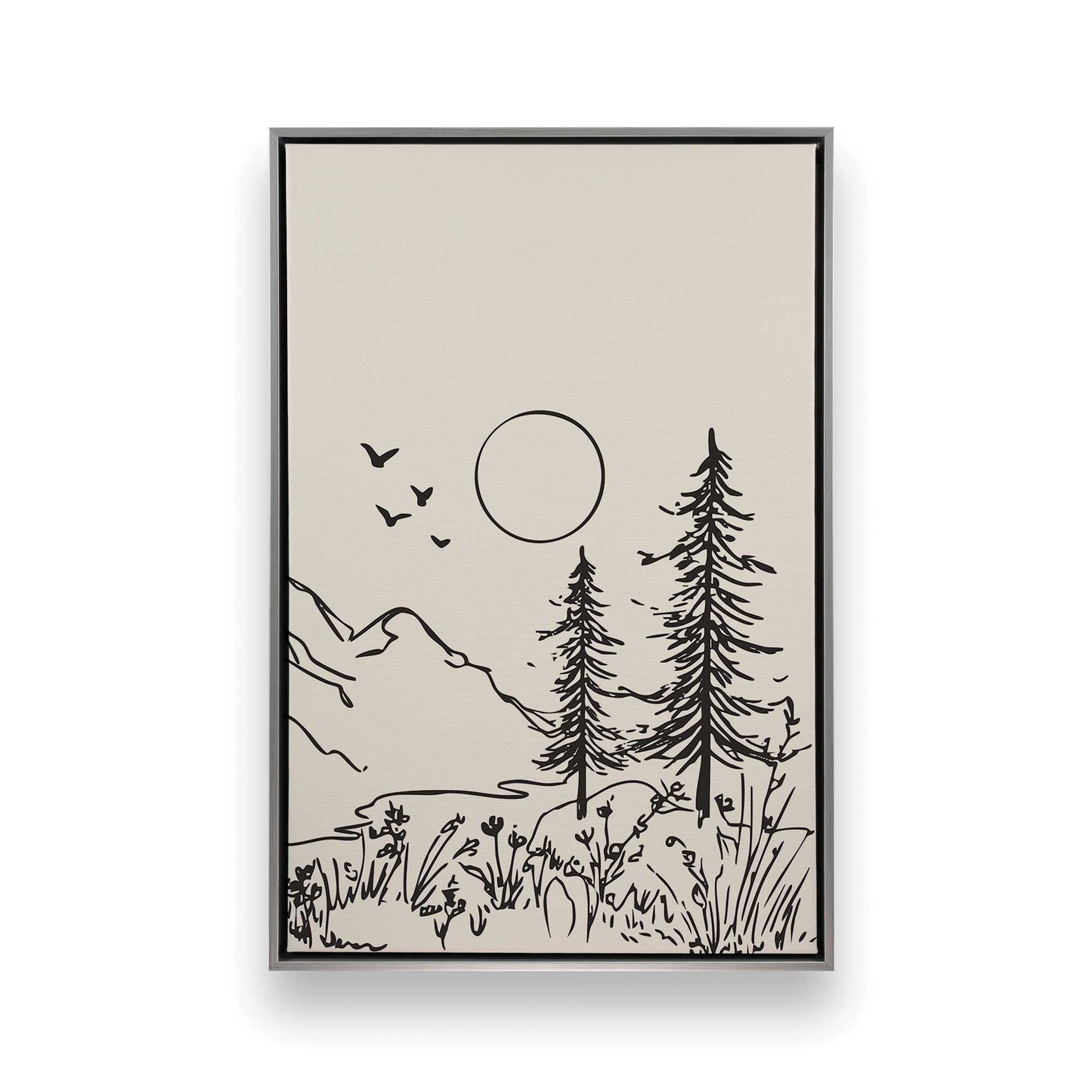 [Color:Polished Chrome], Picture of art in a Polished Chrome frame
