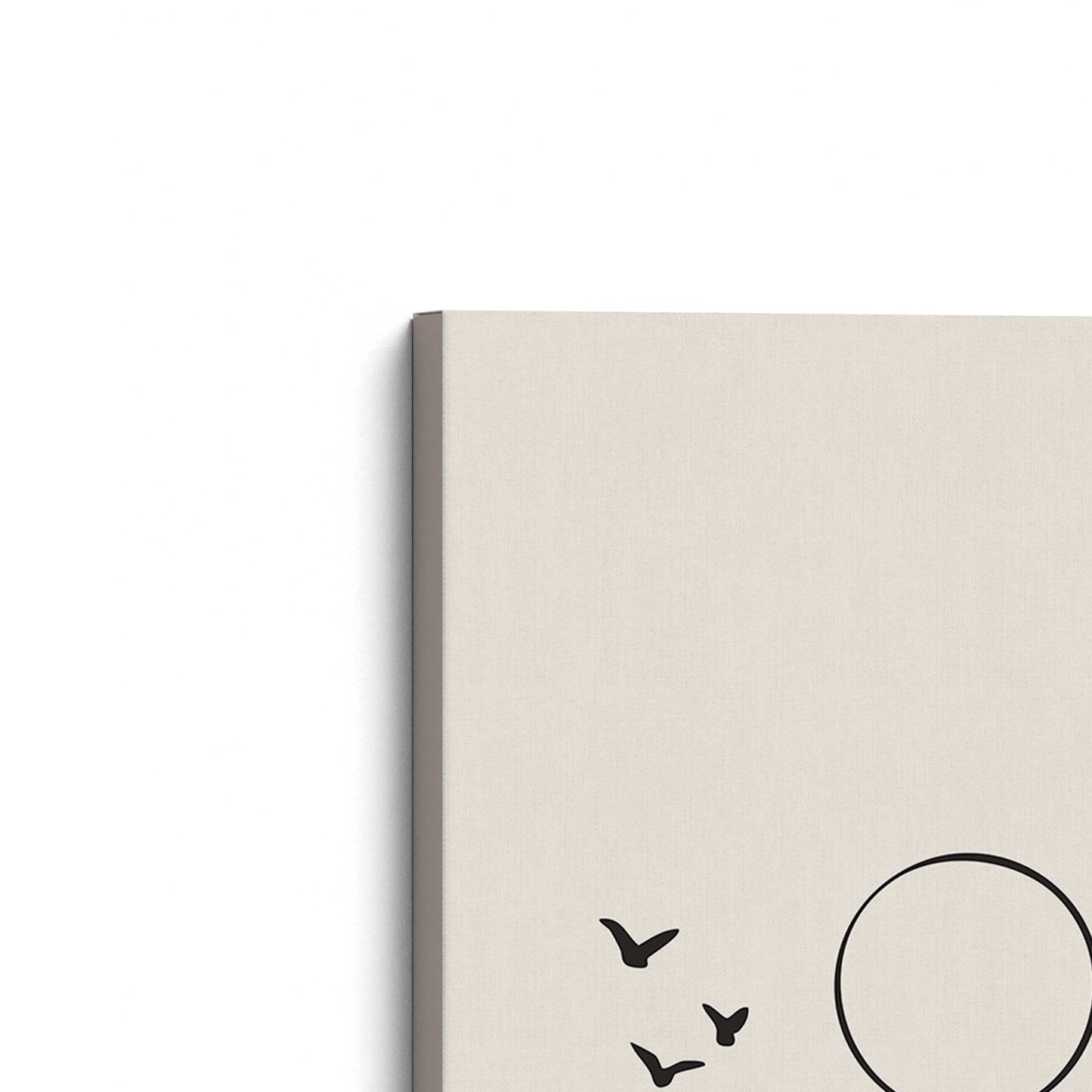 [Color:Stretched Canvas], Picture of the corner of the art