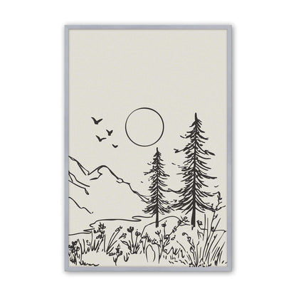 [Color:Polished Chrome], Picture of art in a Polished Chrome frame