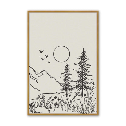 [Color:Polished Gold], Picture of art in a Polished Gold frame