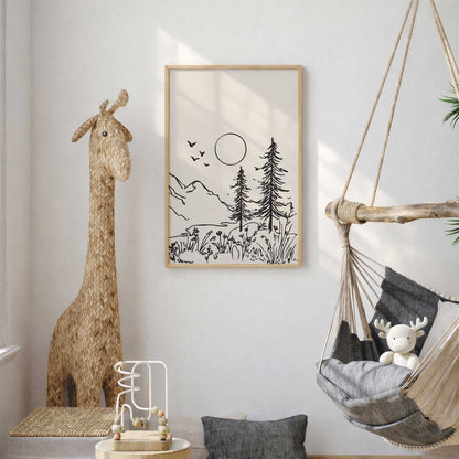 Picture of art in a room