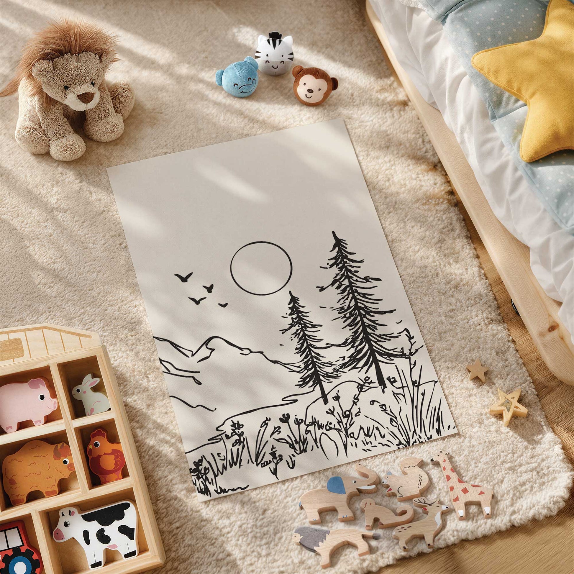 [Color:Rolled Print], Picture of close up of art