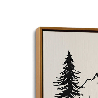 [Color:Polished Gold], Picture of art in a Polished Gold frame at an angle