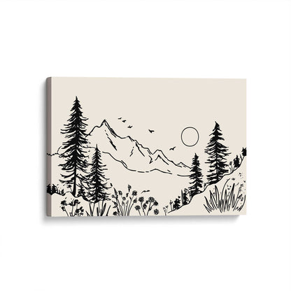 [Color:Stretched Canvas], Picture of art at an angle