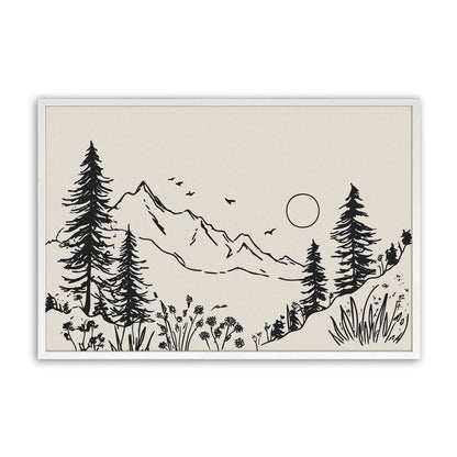 [Color:Opaque White], Picture of art in a Opaque White frame