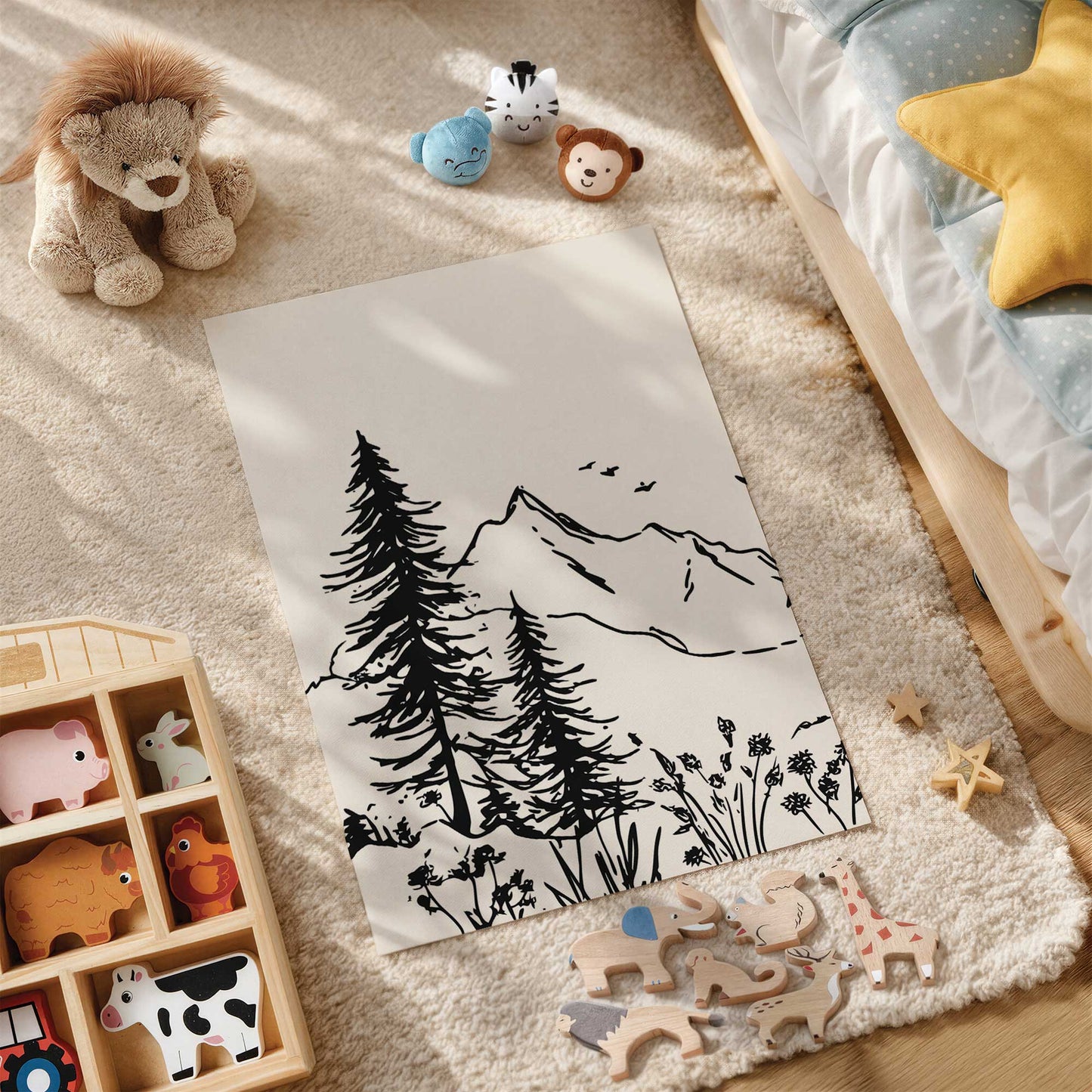 [Color:Rolled Print], Picture of close up of art