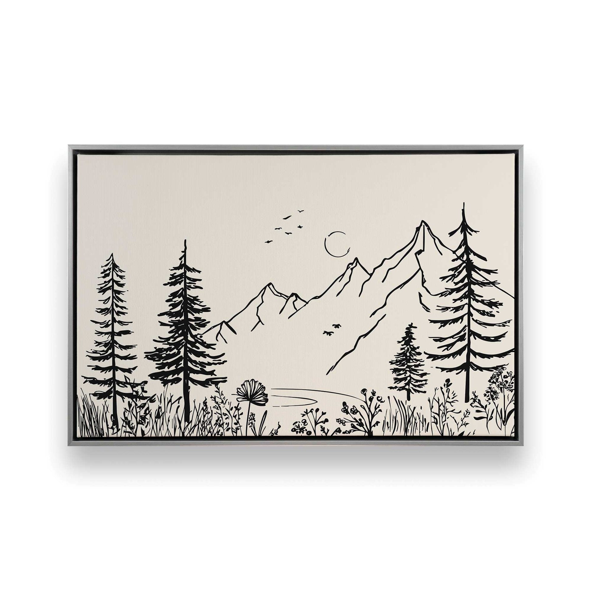 [Color:Polished Chrome], Picture of art in a Polished Chrome frame