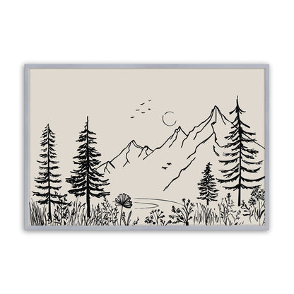 [Color:Polished Chrome], Picture of art in a Polished Chrome frame