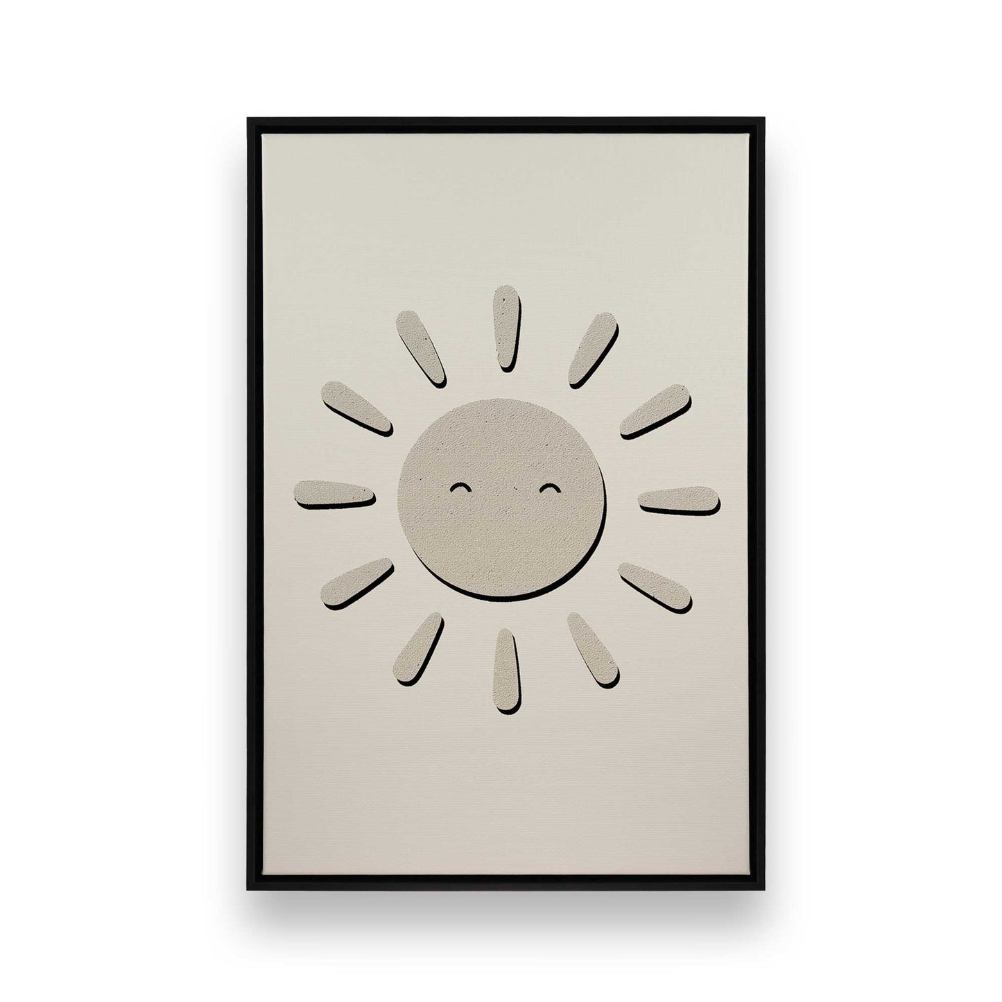 [Color:Satin Black], Picture of art in a Satin Black frame