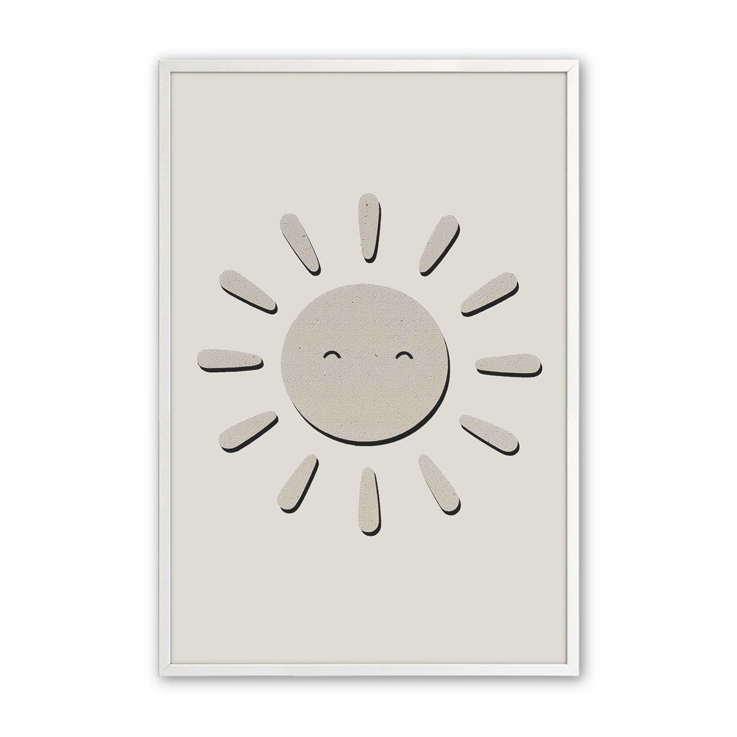 [Color:Opaque White], Picture of art in a Opaque White frame